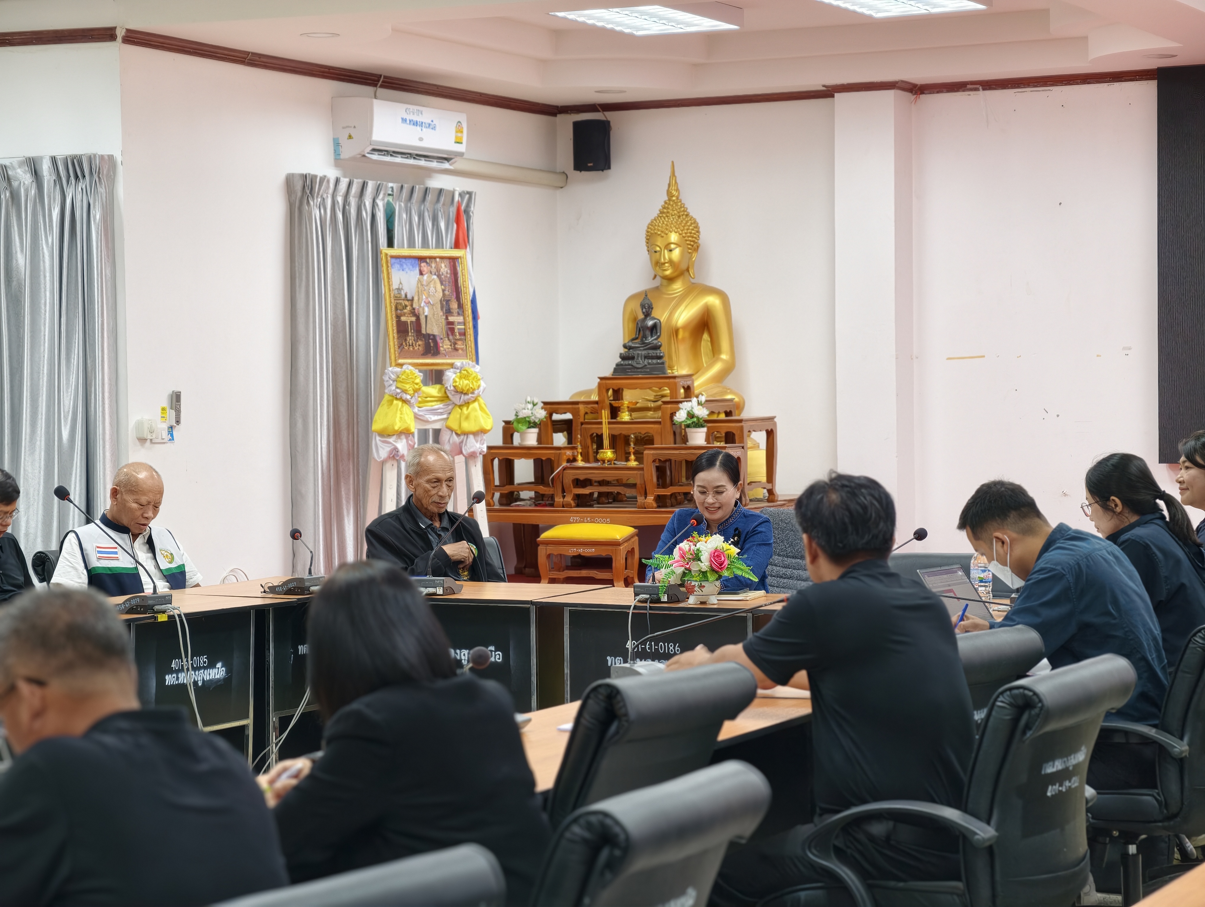 คณะกรรมการป้องกันและปราบปรามการทุจริตแห่งชาติ (ป.ป.ช.) จังหวัดมุกดาหาร เข้าตรวจเยี่ยมเทศบาลตำบลหนองสูงเหนือ